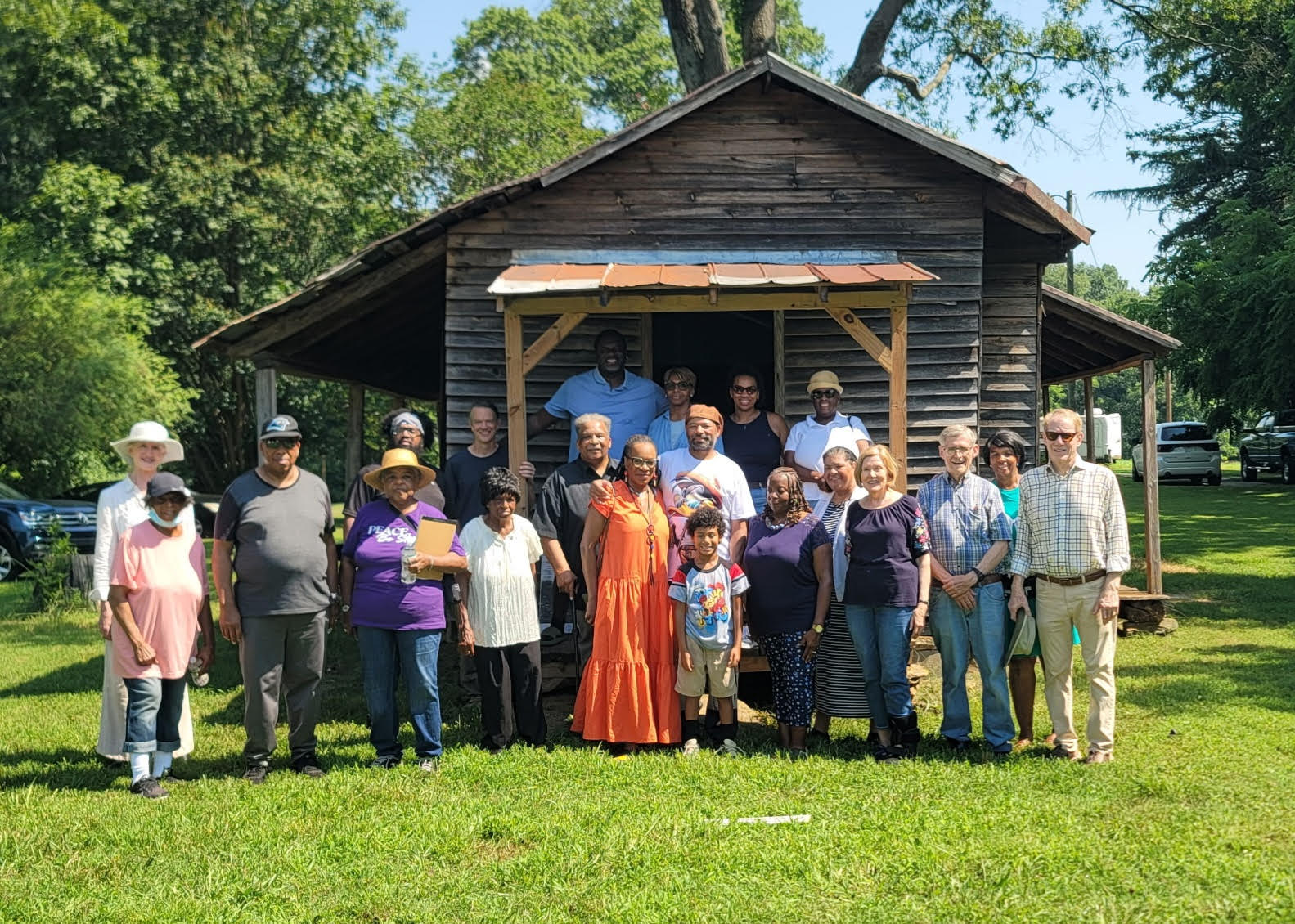 Gathering at Hugh Hall House